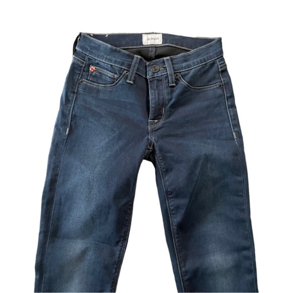 Hudson Jeans Ankle Krista Super Skinny Jean Size 25 Dark Wash - Picture 5 of 11